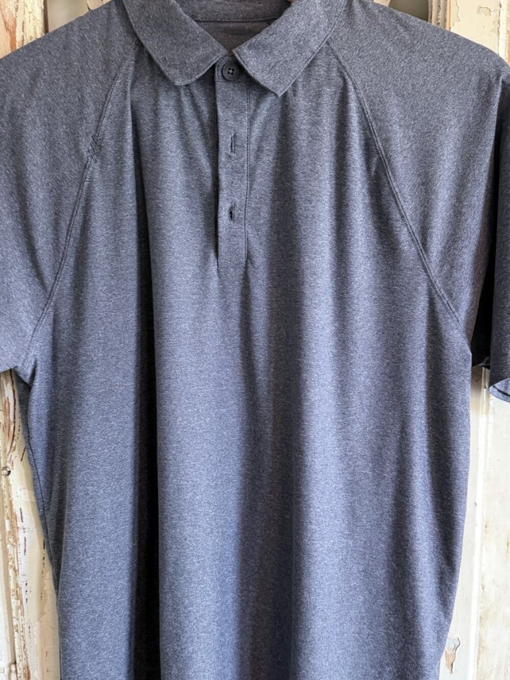 Rhone Reign Polo · Charcoal Heather Gray · Men's Size M